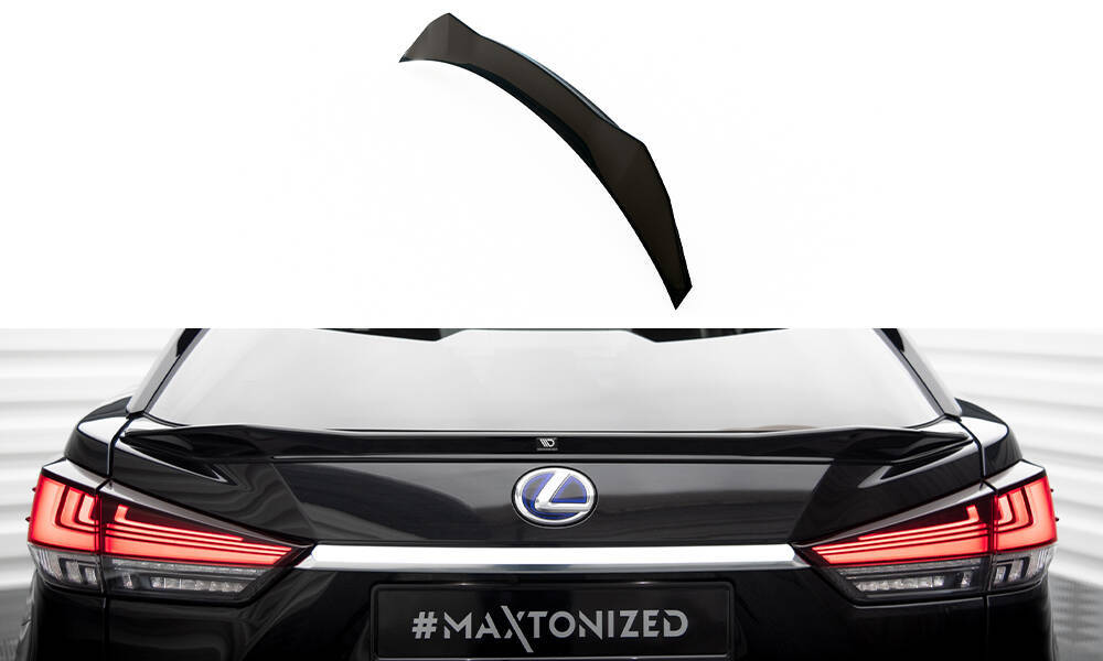 Spoiler Lexus RX Mk4 Facelift 2019 -  2022 Maxton Glans Zwart