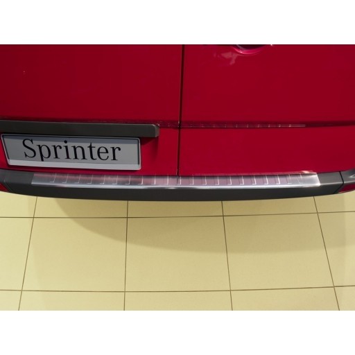 Achterbumper bescherming Mercedes Sprinter 2006-2013 RVS