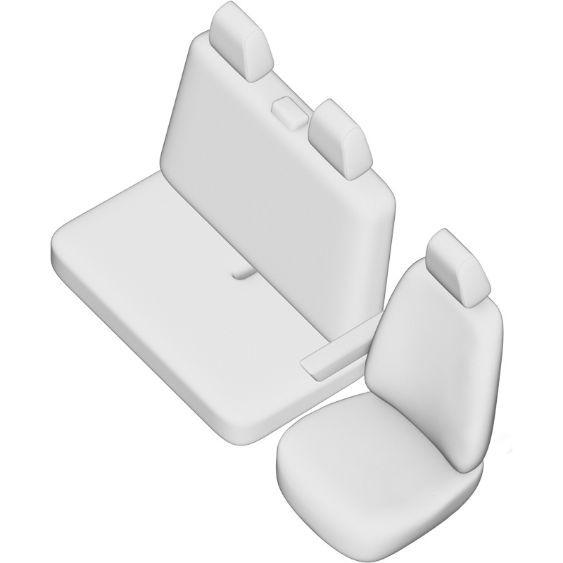 Original Design Textile seat covers 2+1  Mercedes Vito 2014-