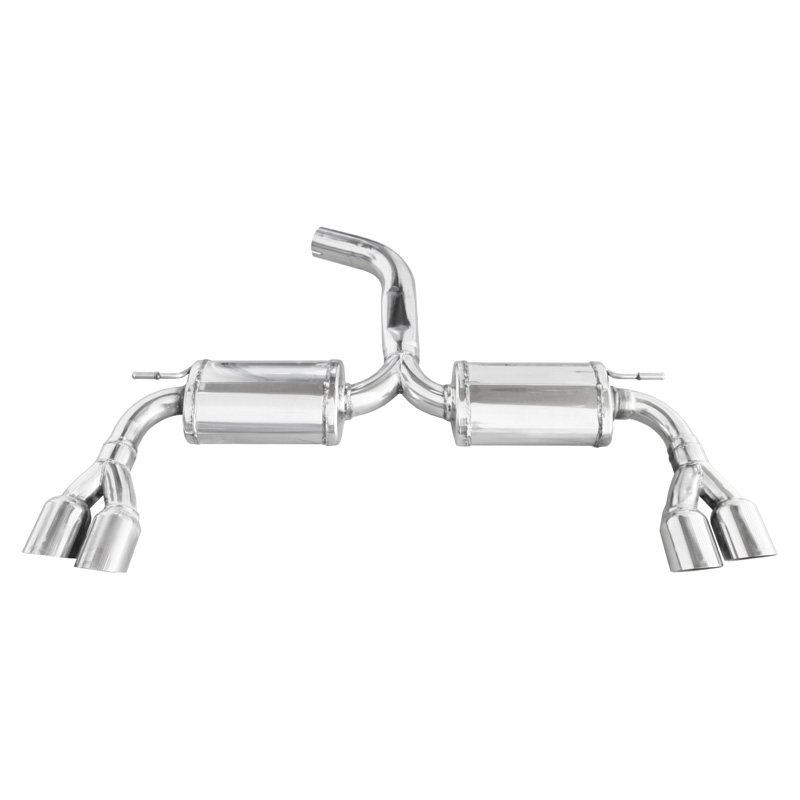 100% Inox Double Sport Exhaust  Seat Leon (5F) Cupra 2.0 280hp 2014- 70mm 2x80mm Racing
