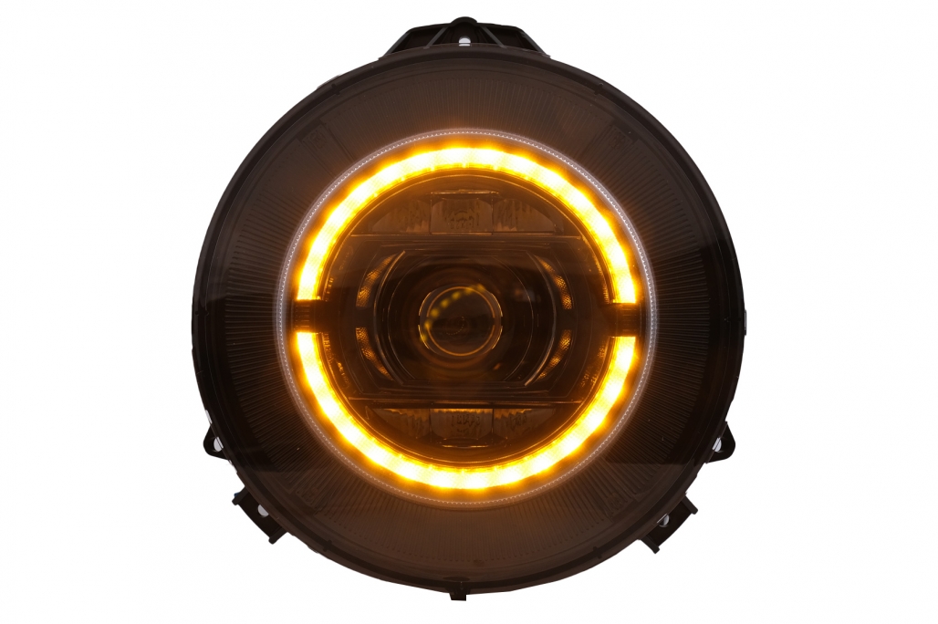 Headlights FULL LED Mercedes G-Class W463 (2007-2017) Black Facelift 2018 Design