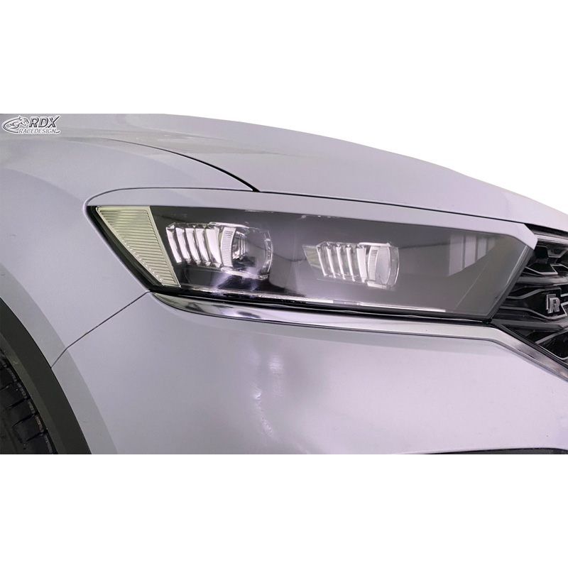 Koplampspoilers  Volkswagen T-Roc (A1) 2017-2021 (ABS)