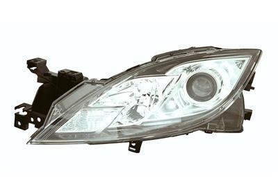 koplamp, H9+H11, elektr verstelb, rechts Mazda 6, 2010-2012