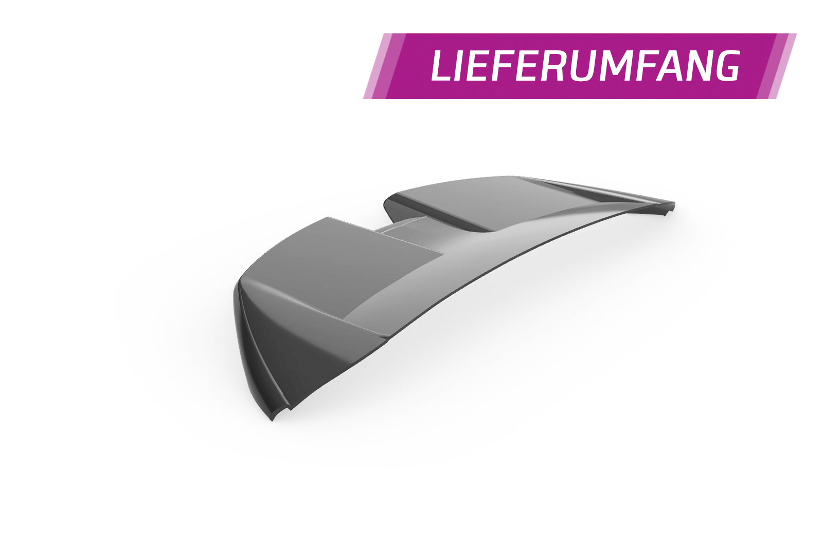 Spoiler Mini Cooper / Cooper S / Cooper SE F55 / F56 CSR Glans Zwart
