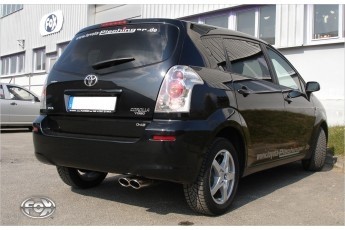 Toyota Corolla Verso R1 Benzine Einddemper - 2x88x74 Typ 32 FOX