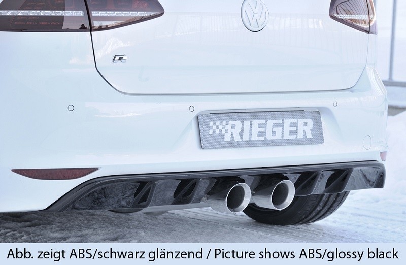 Achterbumper Diffusor Rieger VW Golf R VII