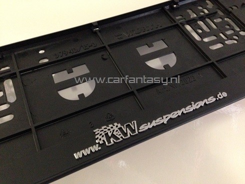 KW Nummerplaat houder