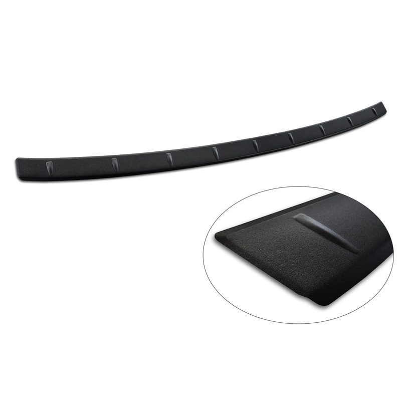 Matt Black Stainless Steel Rear bumper protector  Kia Niro II Hybrid & Niro II EV (SG2) 2022- 'Ribs'
