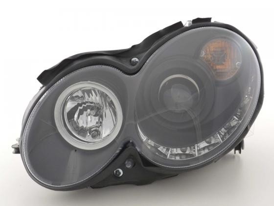 Headlights Dayline Mercedes-Benz CLK Typ W209 Bj. 04-09 black