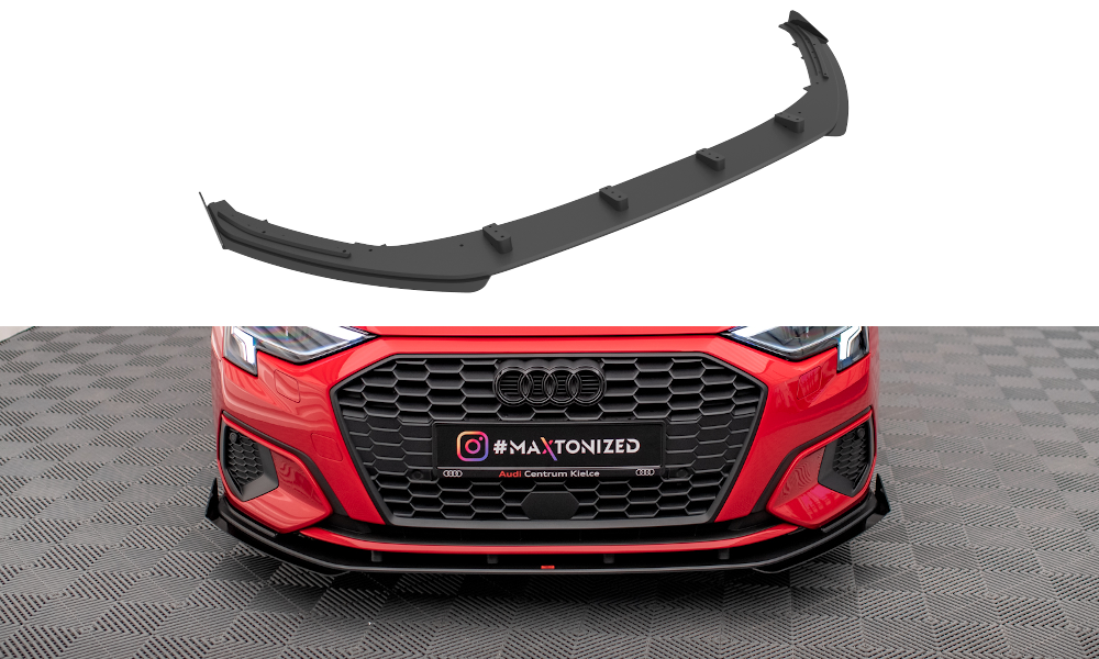 Voorspoiler met Canards Street Pro Audi A3 8Y Maxton