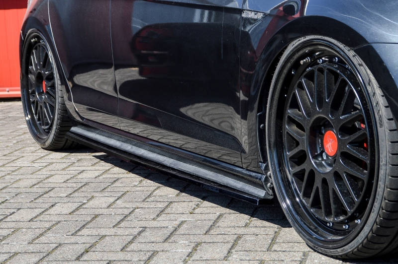 Zijskirts Volkswagen Golf 7 GTI GTD 13-17 Glans Zwart