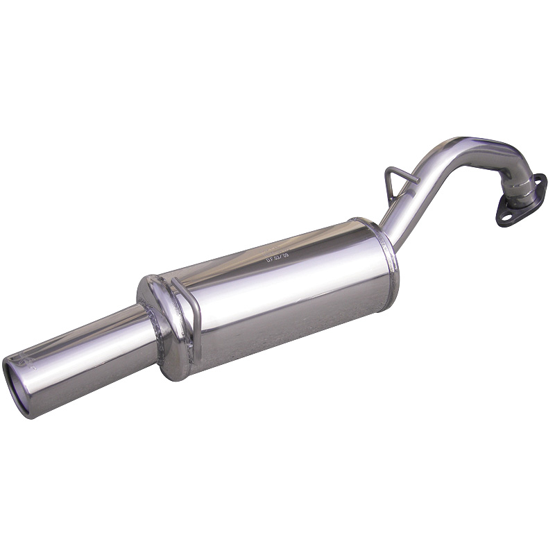 100% Inox Sport Exhaust  Toyota Yaris II 1.8TS (133HP) 2006- 80mm
