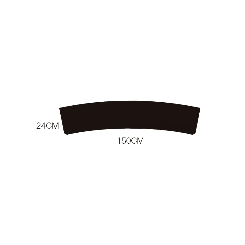 Simoni Racing Zonfilter - 150x24cm - Zwart