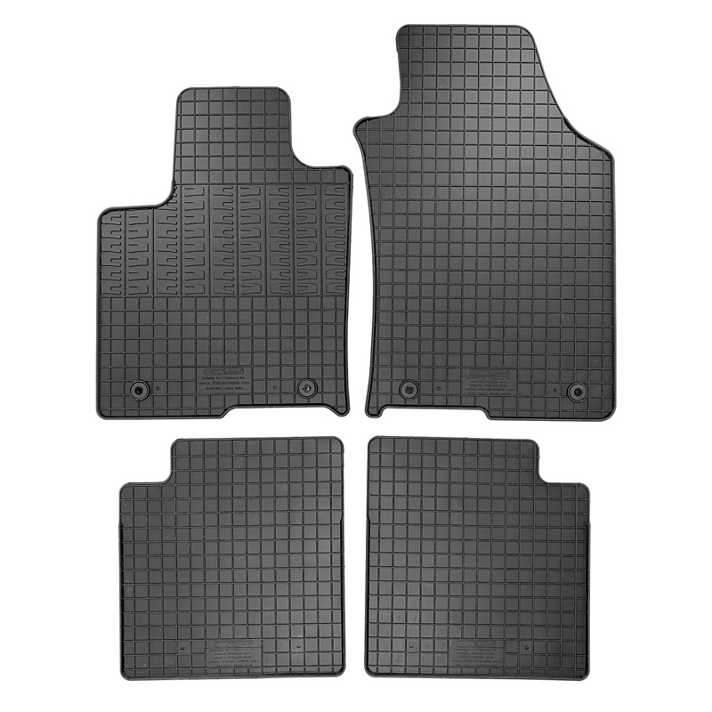 Rubber matten  Lancia Ypsilon Hybrid 2020- (4-delig + montagesysteem)