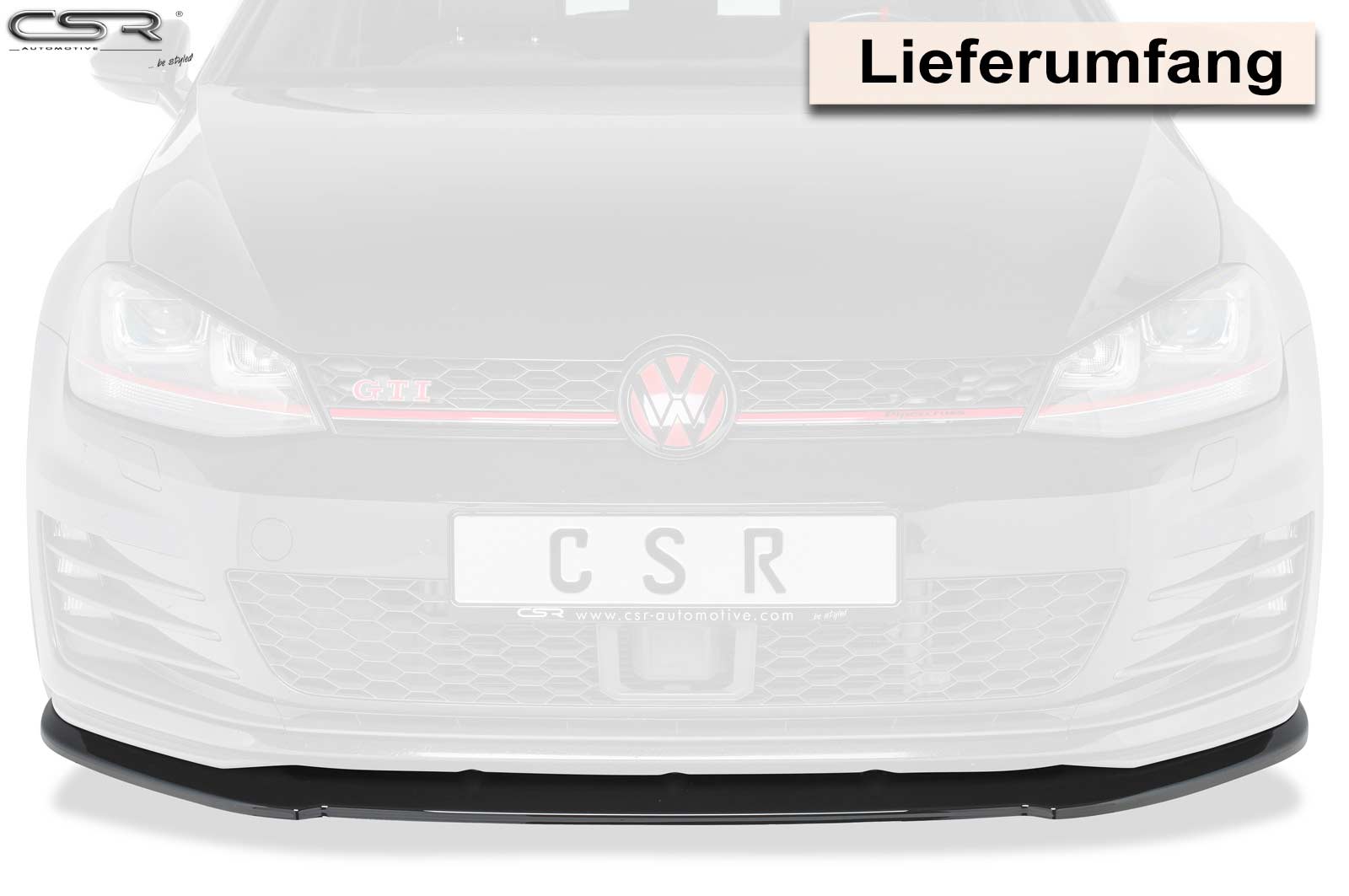 Voorspoiler VW Golf VII GTI