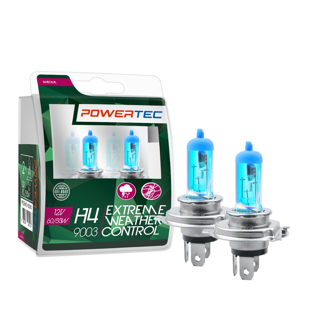 H4 lampen Extreme Weather Control 12V DUO Mtech Powertec