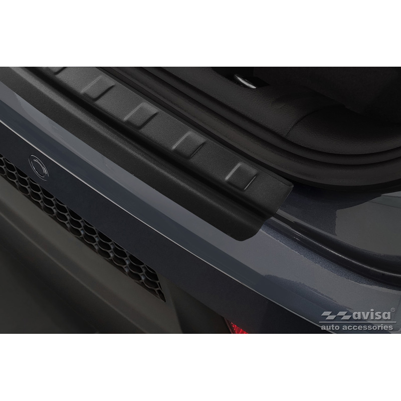 Matzwart RVS Achterbumperprotector  Jeep Compass 2017- 'Ribs'