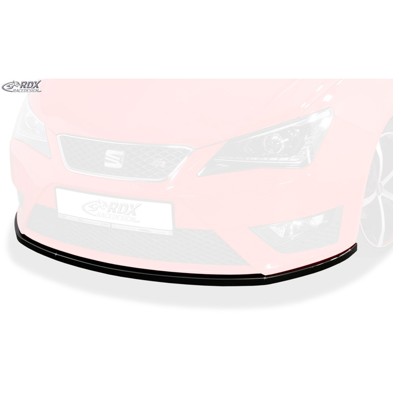 Front spoiler  Seat Ibiza 6J SC/HB/ST FR Facelift 2012-2017 (ABS glossy black)