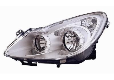 koplamp, Valeo, H7+H1, elektr verstelb, links Opel Corsa D, 2006