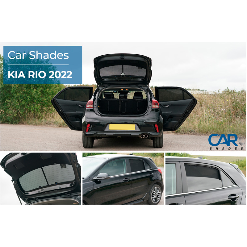Set Car Shades  Kia Rio (YB) HB 5-doors 2017-2023 (4-pieces)