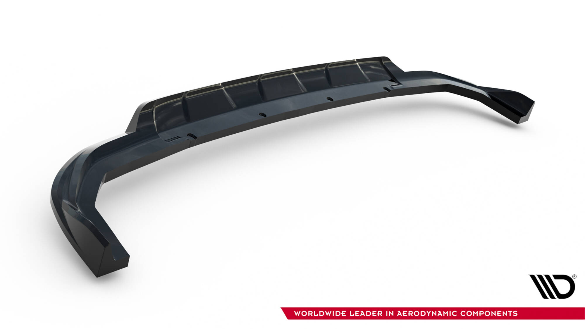 Achter Diffuser Ford Tourneo Courier MK2 Maxton Glanzend zwart