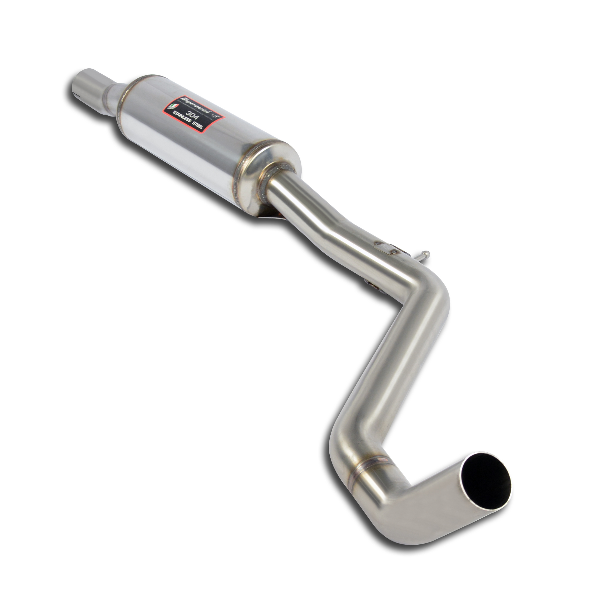 Centre exhaust for 500 ABARTH 1.4T (135 Hp) "Monotubo"