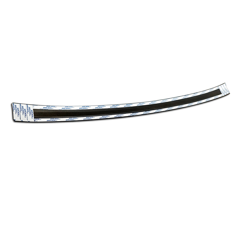 Avisa Matt Black Stainless Steel Rear bumper protector  Audi Q4 e-tron (F4B) & Q4 e-tron Sportback (F4N) 2021- 'Ribs'