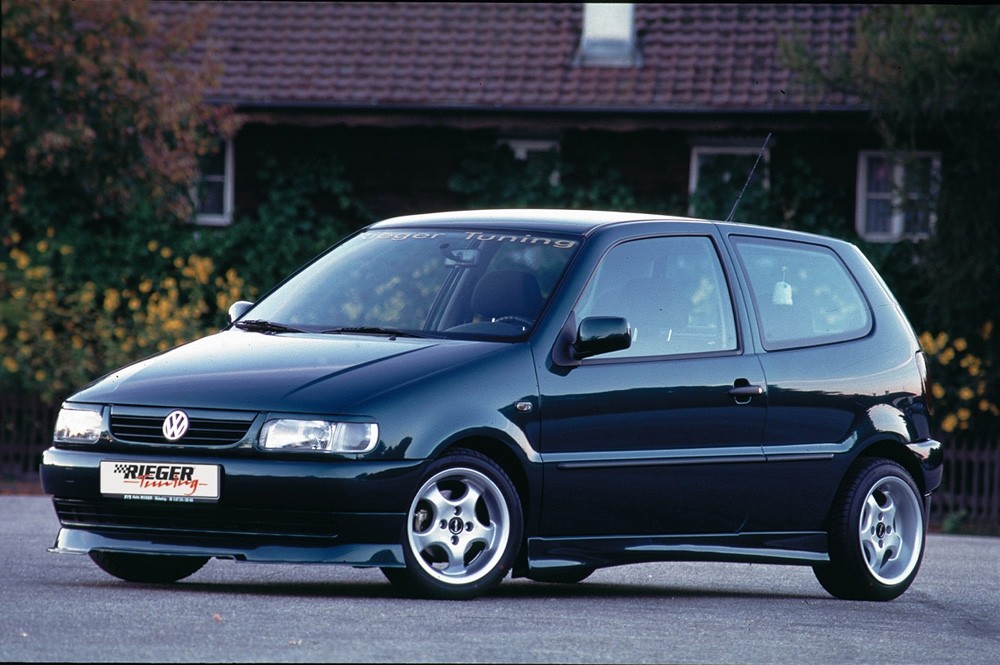 Voorspoilerlip VW Polo 6N without styling Pakket Rieger