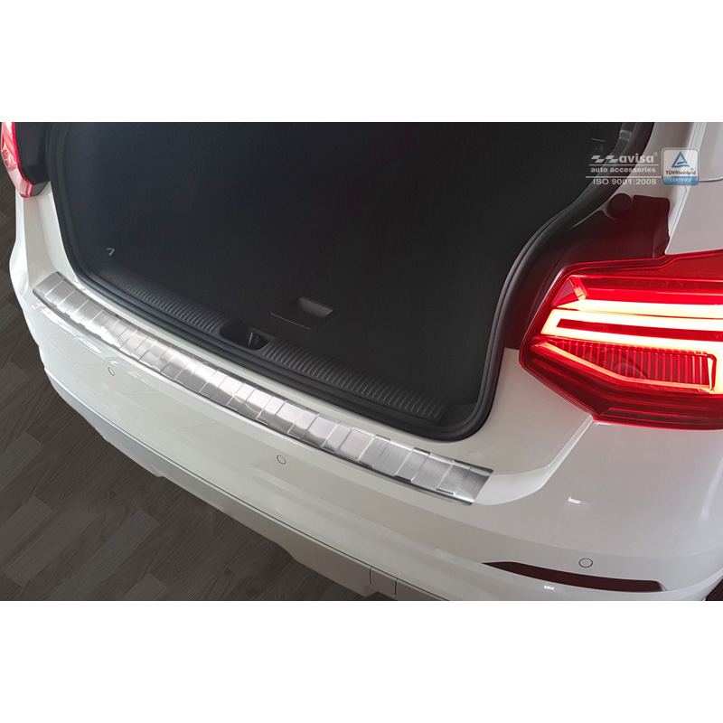 Stainless Steel Rear bumper protector  Audi Q2 2016-2020 'Ribs'