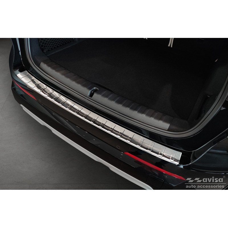 Stainless Steel Rear Bumper protector  BMW X1 U11 / X1 U11 xLine 2022- 'Ribs'