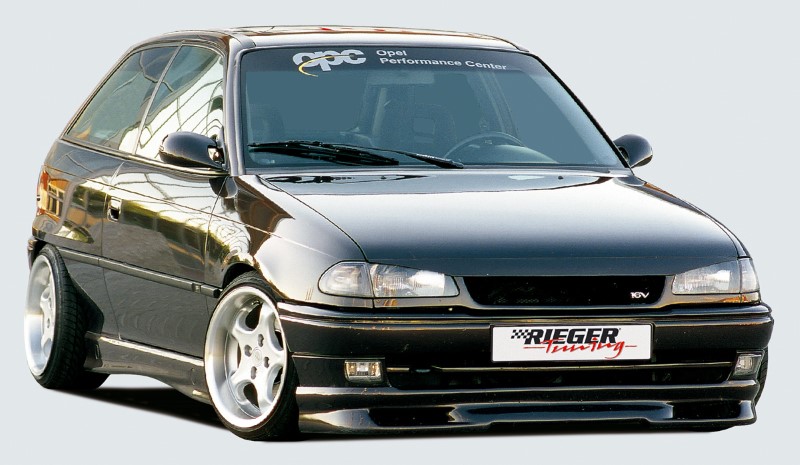 Spoilerzwaard voor voorspoilerlip Opel Astra F niet gsi Rieger