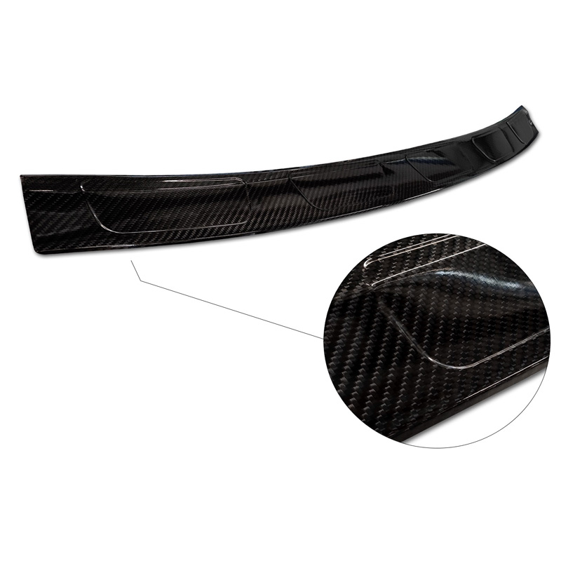 Echt 3D Carbon Achterbumperprotector  Ford Edge II Facelift 2018- incl. ST-Line & Vignale 'Ribs'
