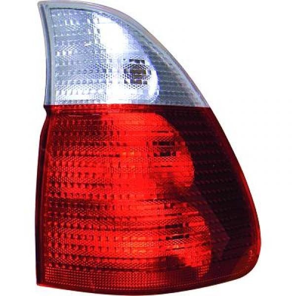 Achterlicht links BMW X5 99-03 ROOD/WIT