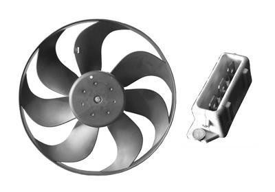 ventilator, 1.0/1.4/1.7SDi airco, automaat VW Polo, 1999-2001