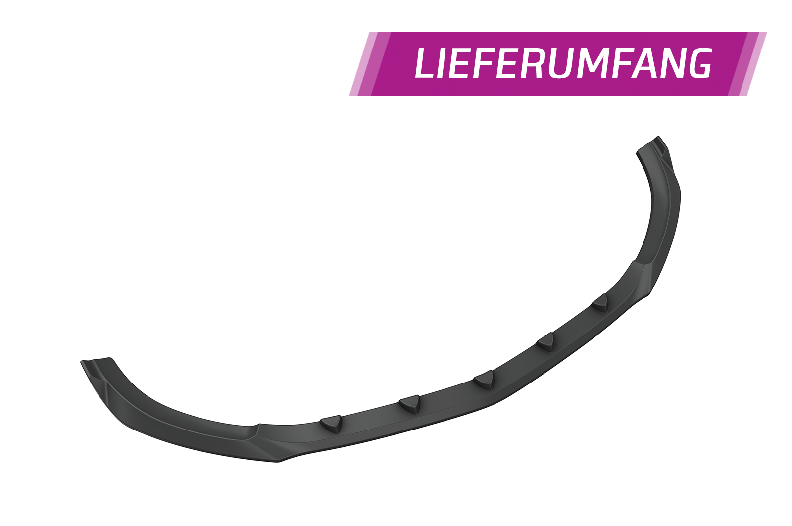 Voorspoiler Mercedes Benz SL (R232) AMG CSR Glans Zwart