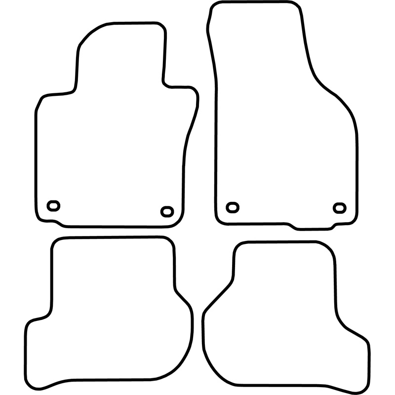 Automatten  Volkswagen Golf V 2003-2007