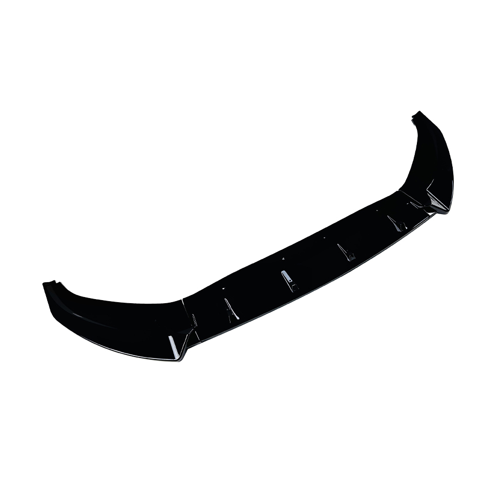Front spoiler lip  Volkswagen Caddy V 2020- (Glossy Black ABS)