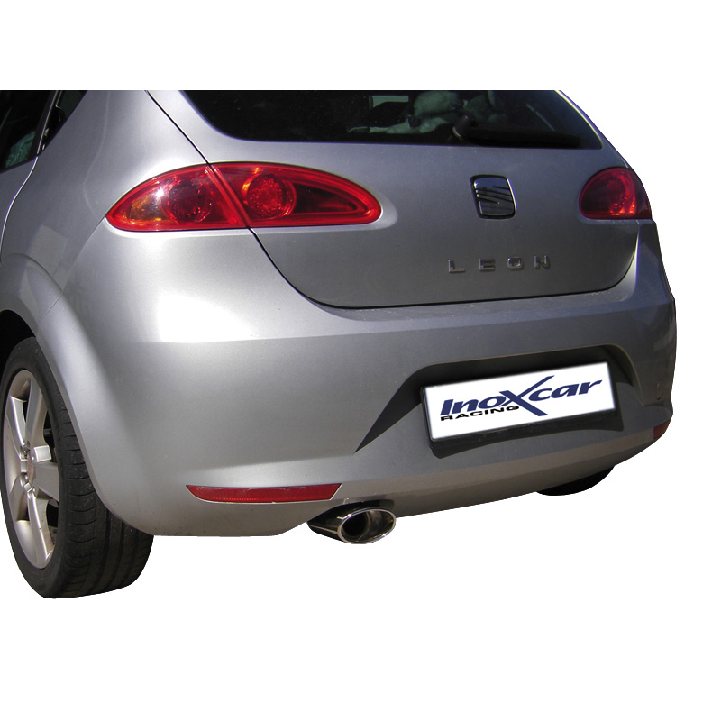 100% Inox Sport Exhaust  Seat Leon 1P 1.6 (102HP) 2005- 120x80mm Oblique