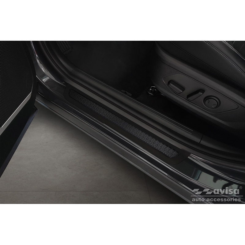 Aluminium Instaplijsten 'Riffled Plate'  Kia Sportage (NQ5) 2021- - 2-delig - Zwart
