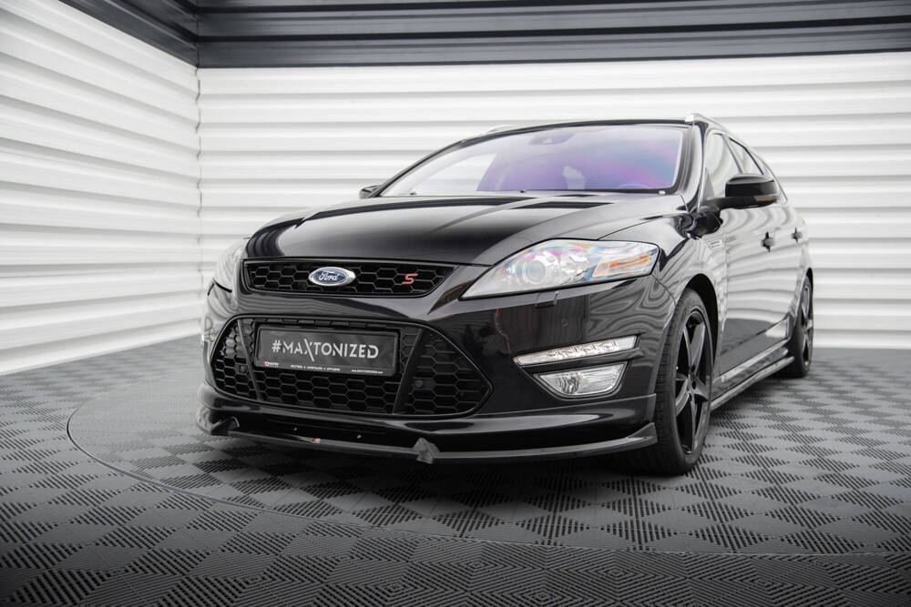 Voorspoiler V.2 Ford Mondeo ST-Line FL Maxton Glans Zwart