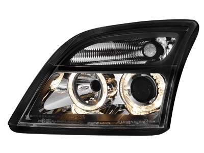 Headlights Opel Vectra C/Signum Angel Eyes Black