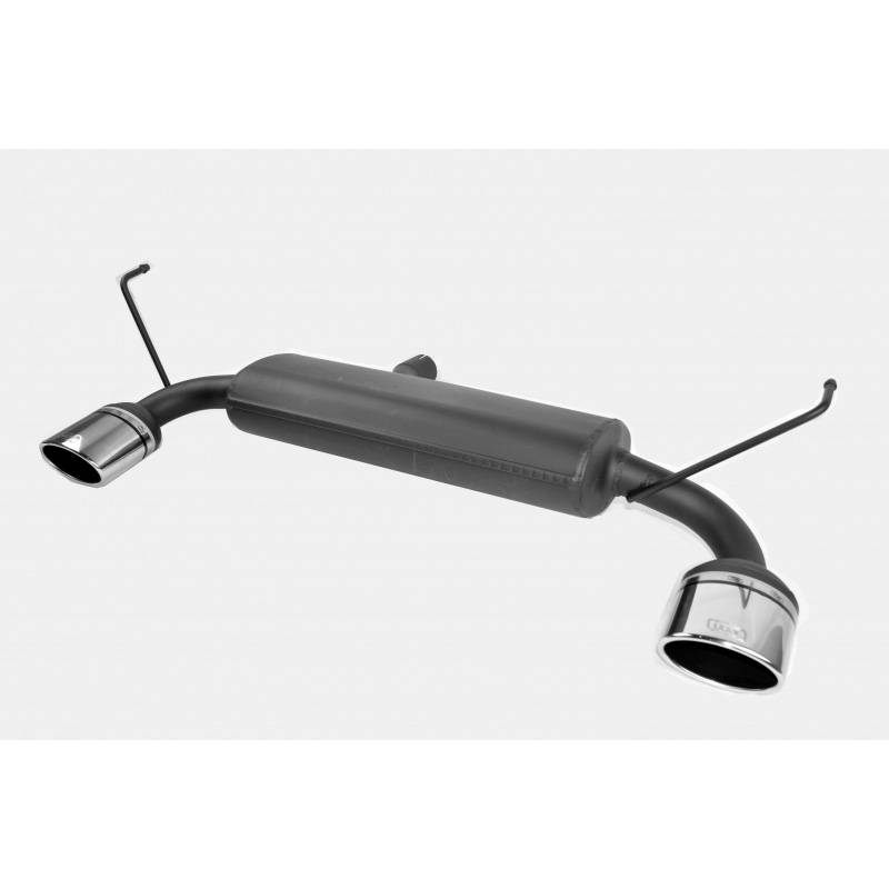 Double sport exhaust  Nissan Qashqai 2.0 (104kW) 2007-2013 120x80mm