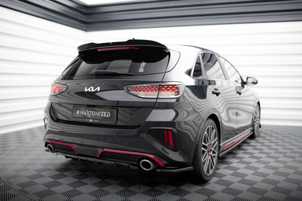 Diffuser Kia Ceed GT Mk3 FL Maxton Glans Zwart