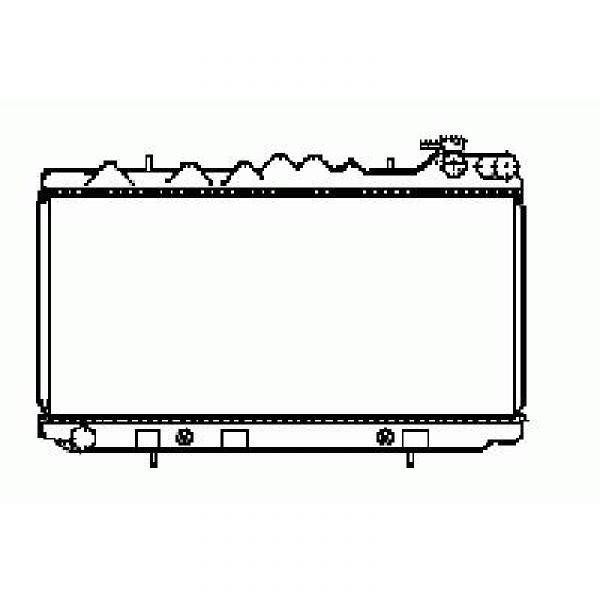Radiator PRIMERA P10 90-96 340x650 2.0 DIESEL +/-AC