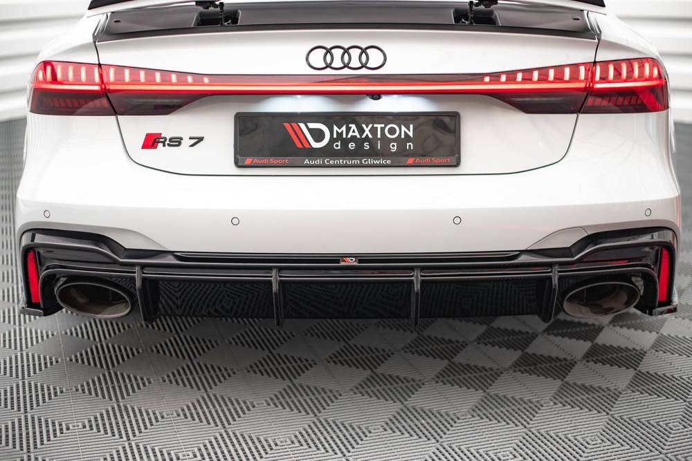Diffuser Audi RS6 / RS7 C8 Maxton Glanzend Zwart