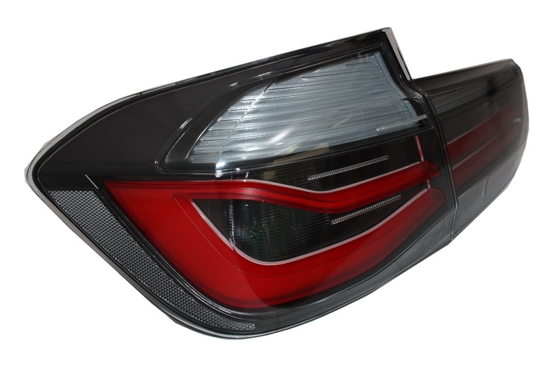 BMW F30 Sedan (2011-2014) LCI Design LED Tail Lights – Smoke