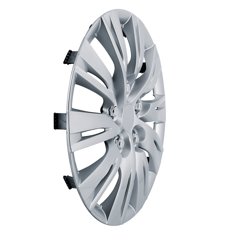 4-Delige Wieldoppenset Ohio 14-inch zilver