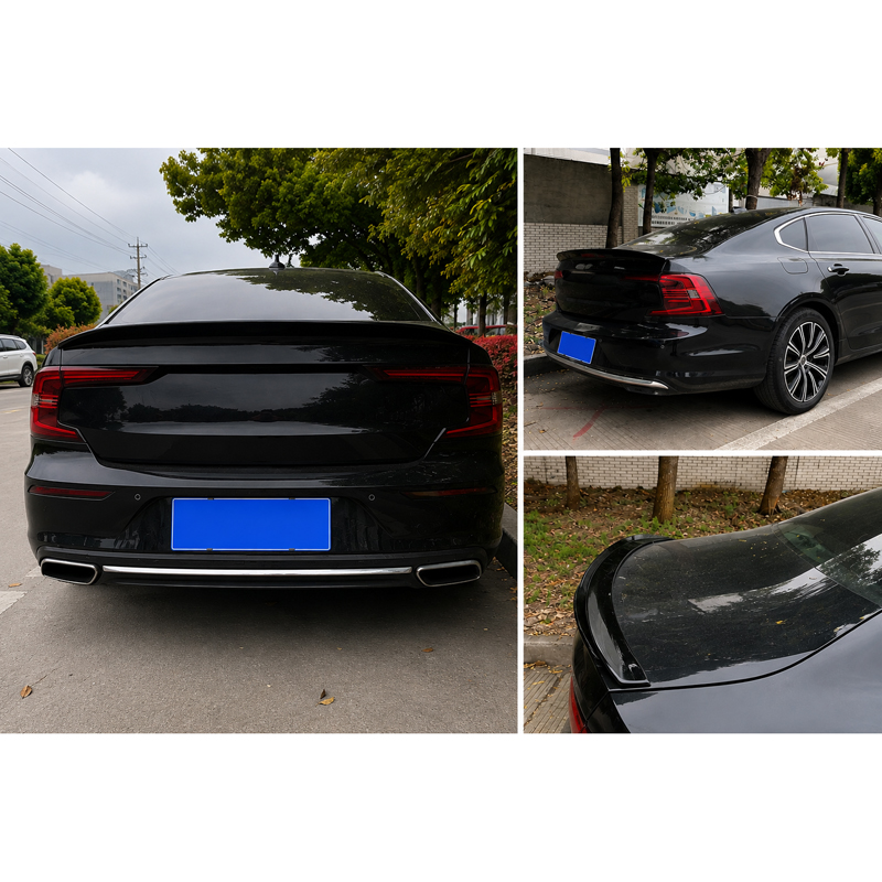 Achterspoiler  Volvo S90 II Facelift 2020- (ABS Glanzend zwart)