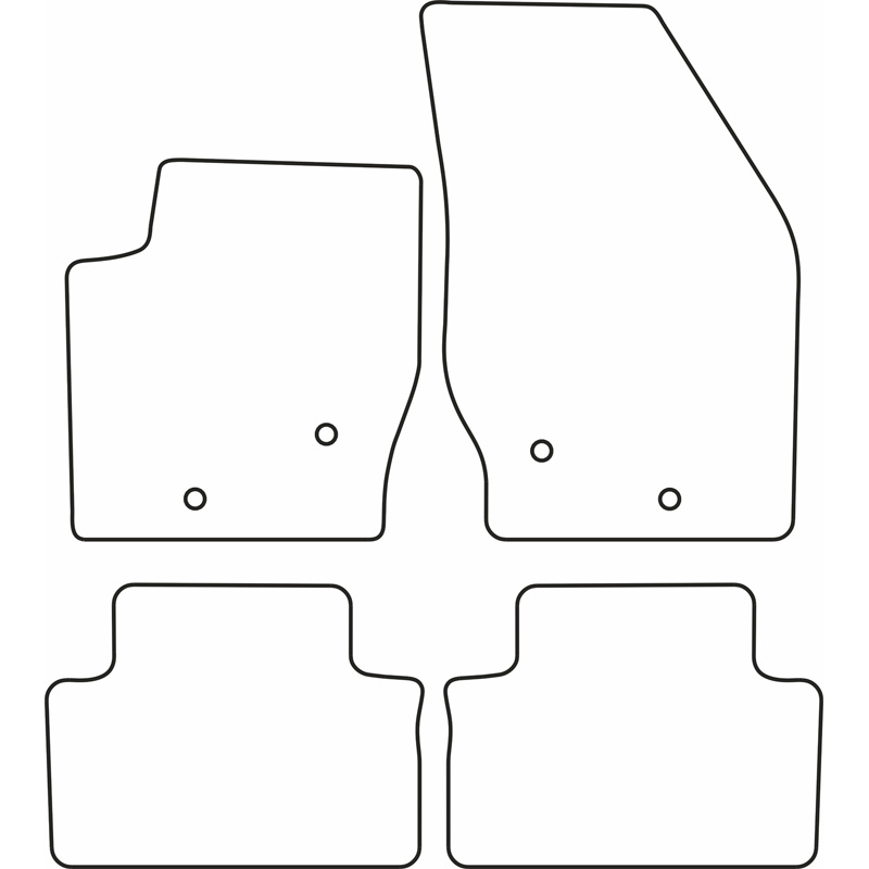 Automatten  Volvo XC90 2002-2014