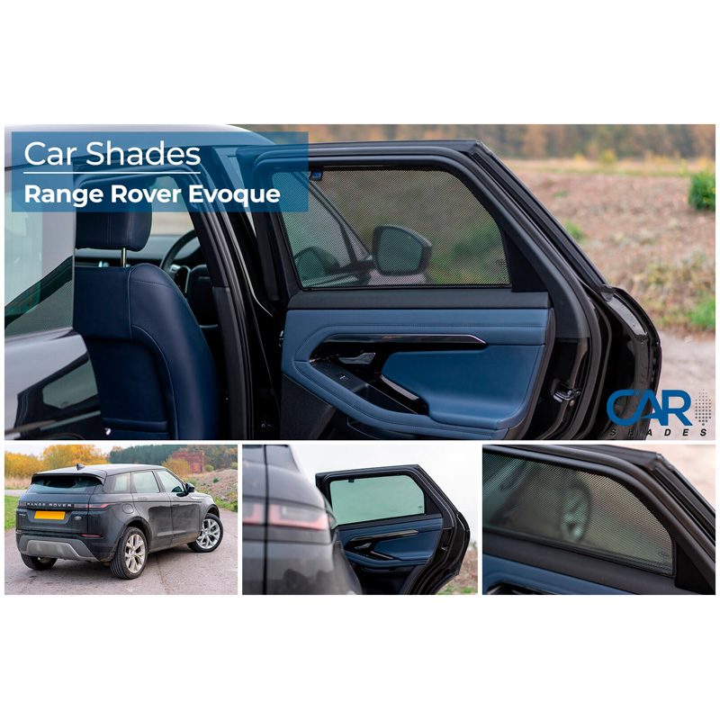 Set Car Shades (rear side doors)  Range Rover Evoque 5 doors 2019- (2-pieces)